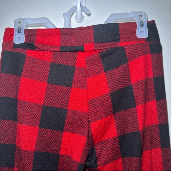 Lucky Brand Red and Black Buffalo Plaid 2-piece Pajama set Medium Lounge NWOT - Picture 10 of 10